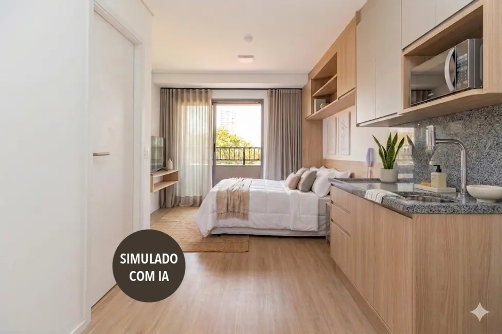 Foto 2 de Apartamento com 1 quarto à venda, 22m2 em Chácara Santo Antônio (Zona Sul), São Paulo - SP