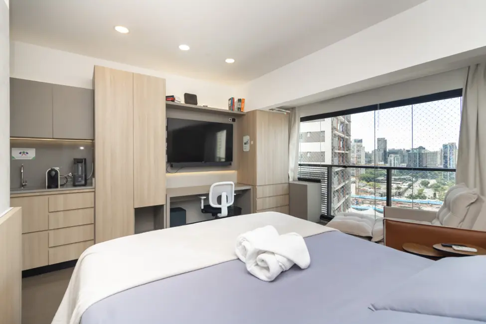 Foto 2 de Apartamento com 1 quarto à venda, 27m2 em Jardim das Acácias, São Paulo - SP