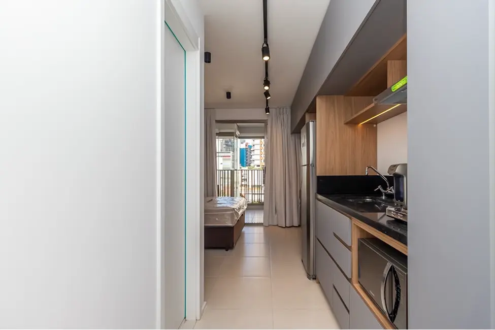 Apartamento com 1 quarto à venda, 27m2 em Vila Madalena, São Paulo - SP - imagem 8 Foto 8 de Apartamento com 1 quarto à venda, 27m2 em Vila Madalena, São Paulo - SP
