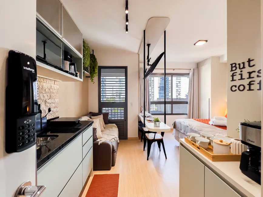 Apartamento com 1 quarto à venda, 25m2 em Pinheiros, São Paulo - SP - imagem 6 Foto 6 de Apartamento com 1 quarto à venda, 25m2 em Pinheiros, São Paulo - SP