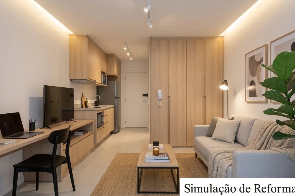 Foto 9 de Apartamento com 1 quarto à venda, 28m2 em Santo Amaro, São Paulo - SP
