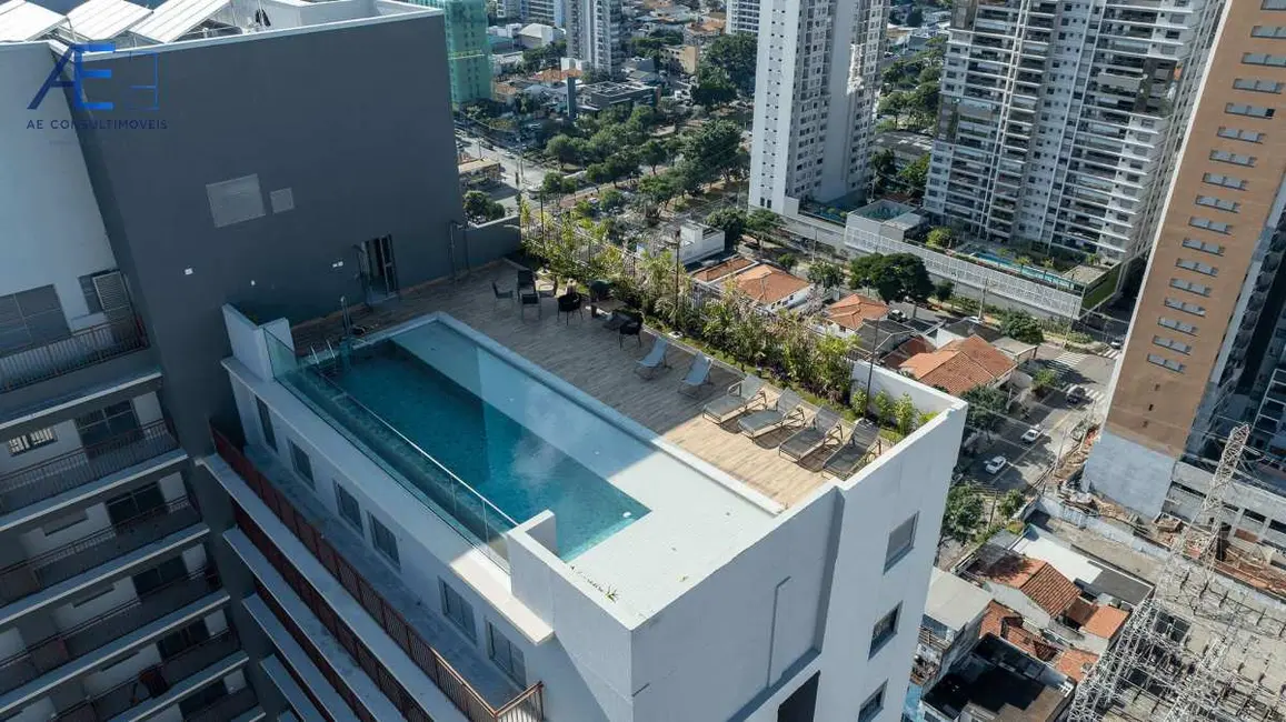 Apartamento com 1 quarto à venda, 28m2 em Campo Belo, São Paulo - SP - imagem 3 Foto 3 de Apartamento com 1 quarto à venda, 28m2 em Campo Belo, São Paulo - SP