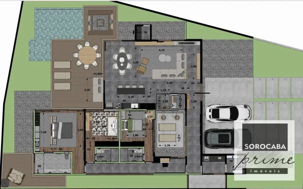 Foto 6 de Casa de Condomínio com 3 quartos à venda, 519m2 em Parque Bela Vista, Votorantim - SP