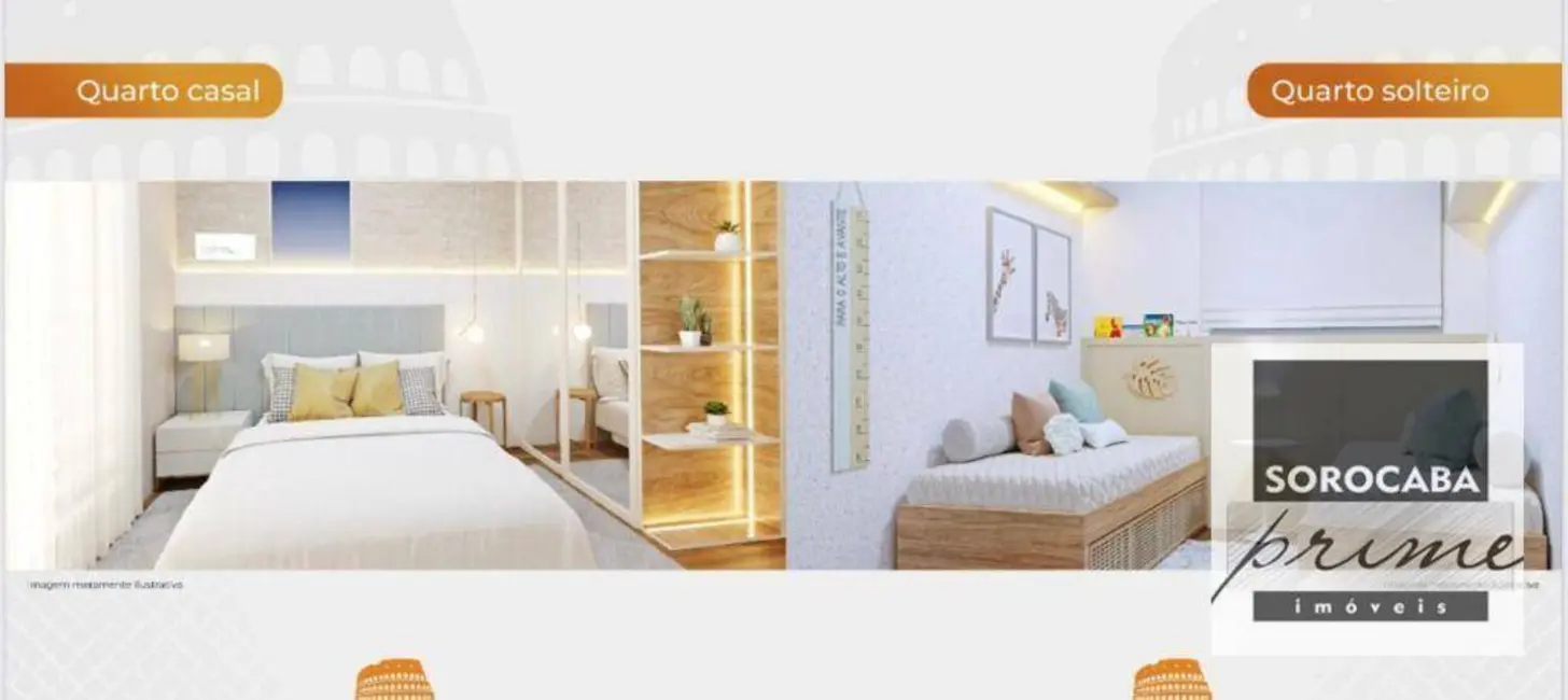 Foto 9 de Apartamento com 2 quartos à venda, 44m2 em Sorocaba - SP