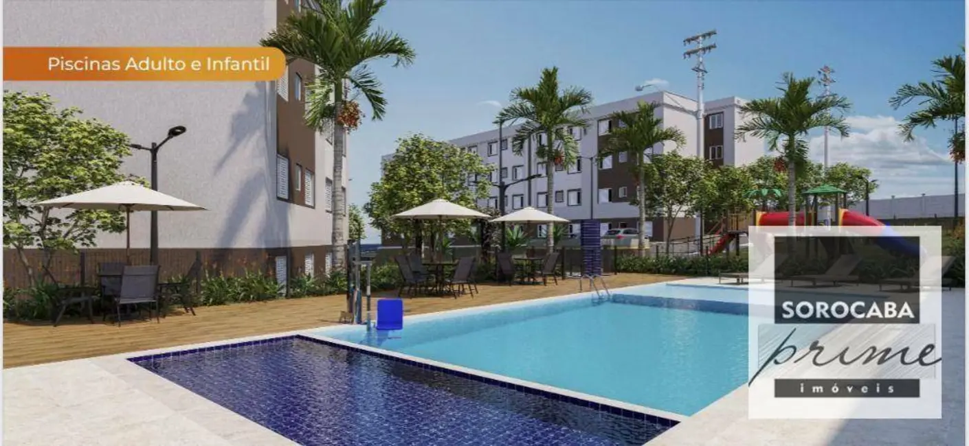 Foto 2 de Apartamento com 2 quartos à venda, 44m2 em Sorocaba - SP