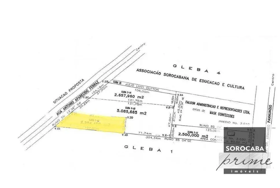 Foto 7 de Terreno / Lote à venda, 2204m2 em Parque Santa Isabel, Sorocaba - SP