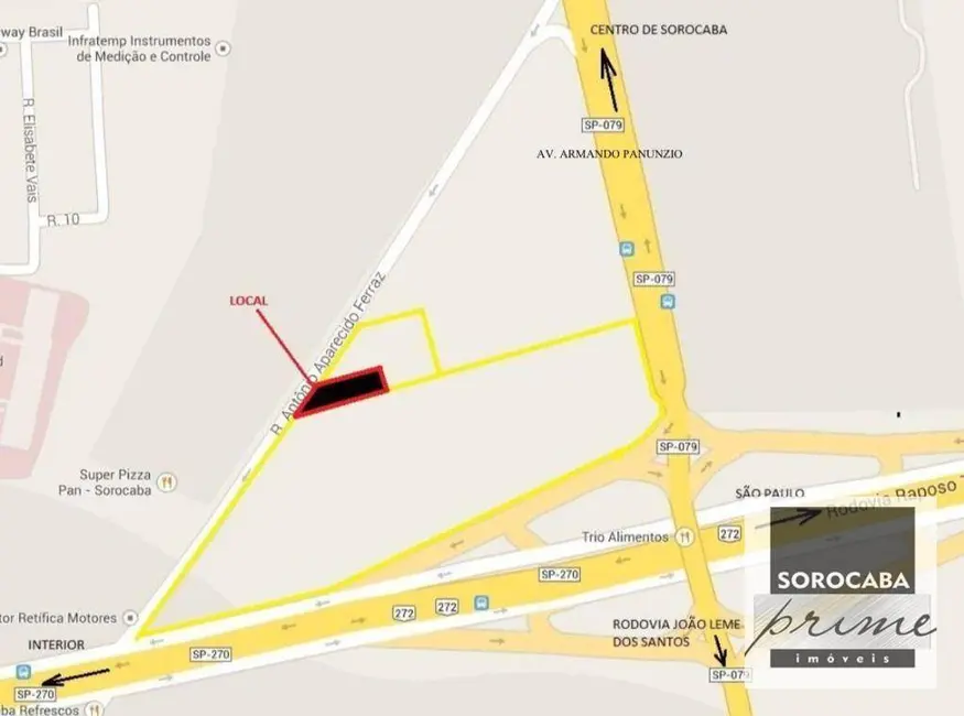 Foto 6 de Terreno / Lote à venda, 2204m2 em Parque Santa Isabel, Sorocaba - SP