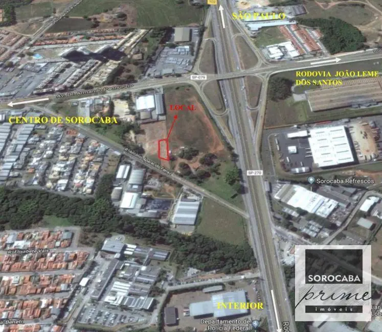 Foto 3 de Terreno / Lote à venda, 2204m2 em Parque Santa Isabel, Sorocaba - SP