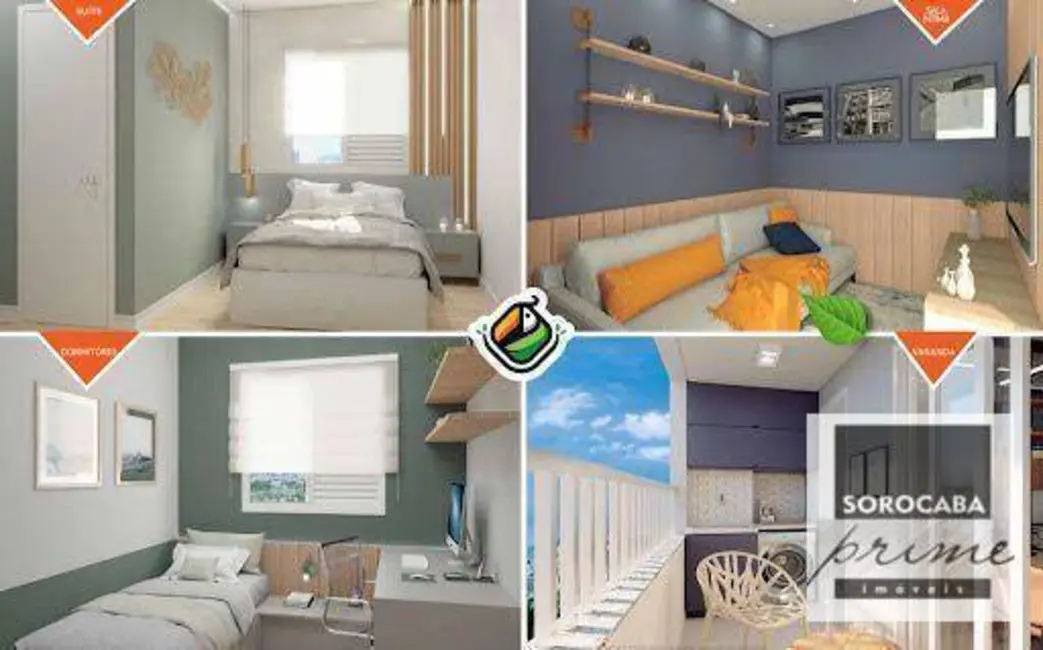 Apartamento com 2 quartos à venda, 47m2 em Jardim Novo Mundo, Sorocaba - SP - imagem 3 Foto 3 de Apartamento com 2 quartos à venda, 47m2 em Jardim Novo Mundo, Sorocaba - SP