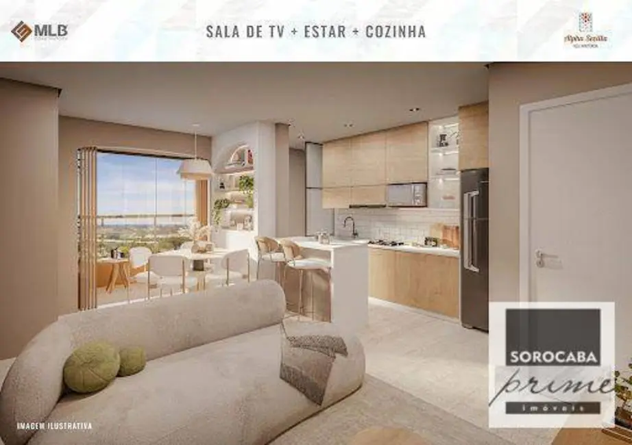 Foto 5 de Apartamento com 3 quartos à venda, 81m2 em Vila Colorau, Sorocaba - SP