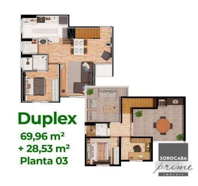 Apartamento com 2 quartos à venda, 47m2 em Chácaras Reunidas São Jorge, Sorocaba - SP - imagem 4 Foto 4 de Apartamento com 2 quartos à venda, 47m2 em Chácaras Reunidas São Jorge, Sorocaba - SP