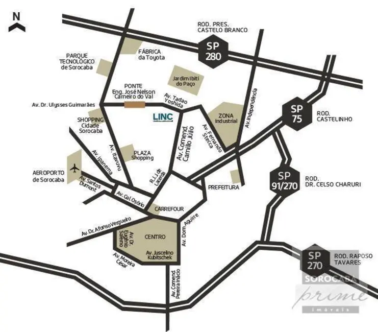 Foto 4 de Terreno / Lote à venda, 1000m2 em Sorocaba - SP