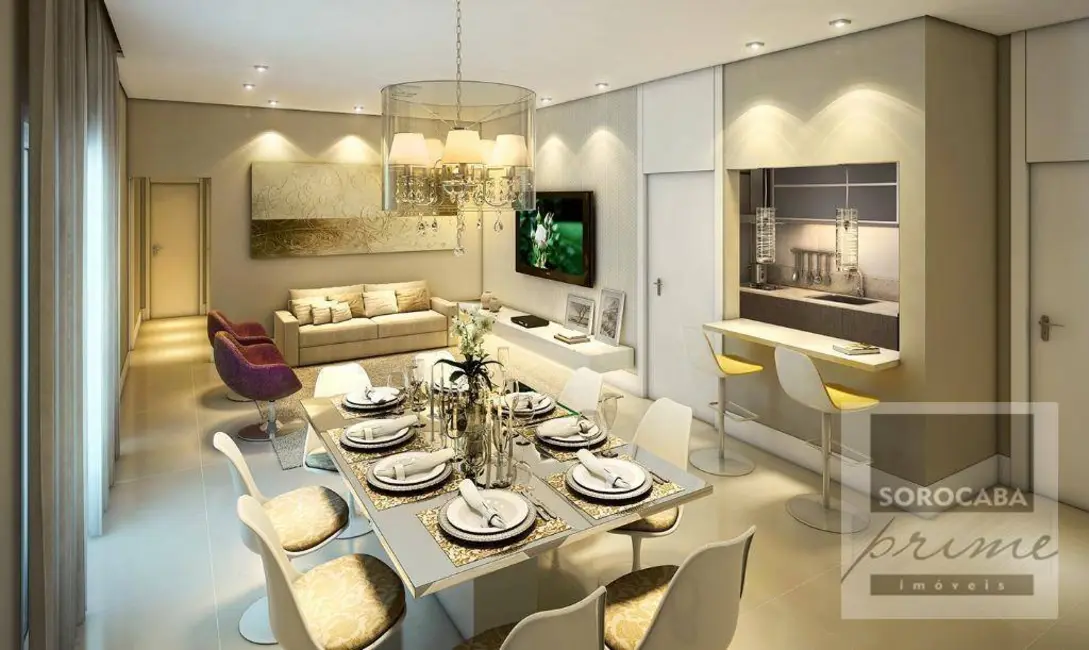 Foto 3 de Apartamento com 3 quartos à venda, 120m2 em Parque Campolim, Sorocaba - SP