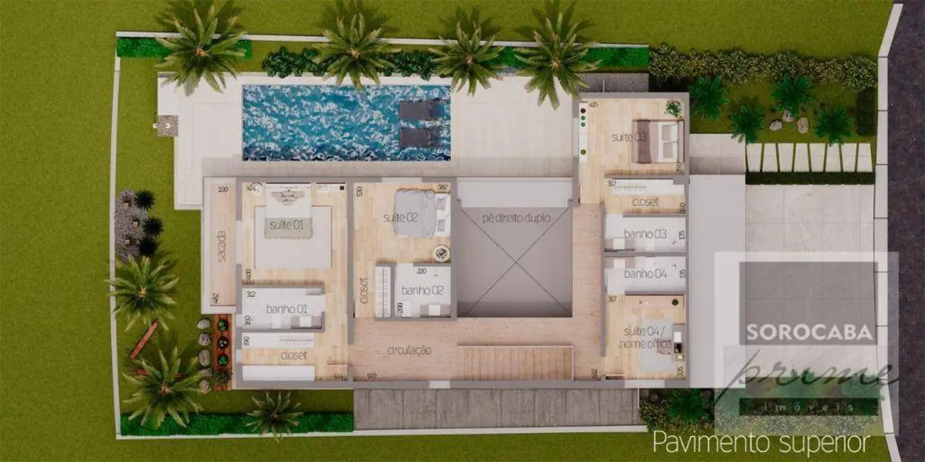 Foto 8 de Sobrado com 4 quartos à venda, 450m2 em Alphaville Nova Esplanada, Votorantim - SP