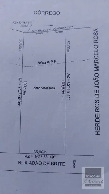 Foto 7 de Terreno / Lote à venda, 3557m2 em Vila Leopoldina, Sorocaba - SP
