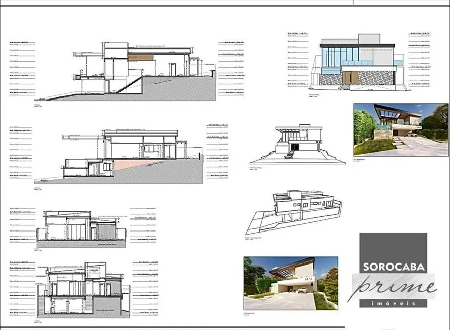 Foto 3 de Casa de Condomínio com 3 quartos à venda, 489m2 em Alphaville Nova Esplanada, Votorantim - SP
