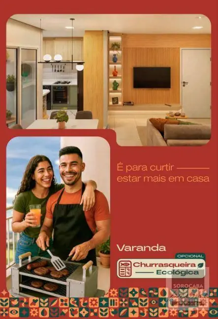 Foto 7 de Apartamento com 2 quartos à venda, 52m2 em Sorocaba - SP