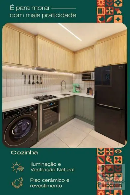 Foto 9 de Apartamento com 2 quartos à venda, 52m2 em Sorocaba - SP