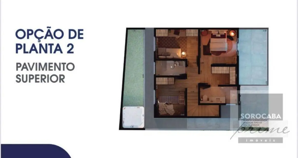 Sobrado com 3 quartos à venda, 119m2 em Chácaras Reunidas São Jorge, Sorocaba - SP - imagem 7 Foto 7 de Sobrado com 3 quartos à venda, 119m2 em Chácaras Reunidas São Jorge, Sorocaba - SP