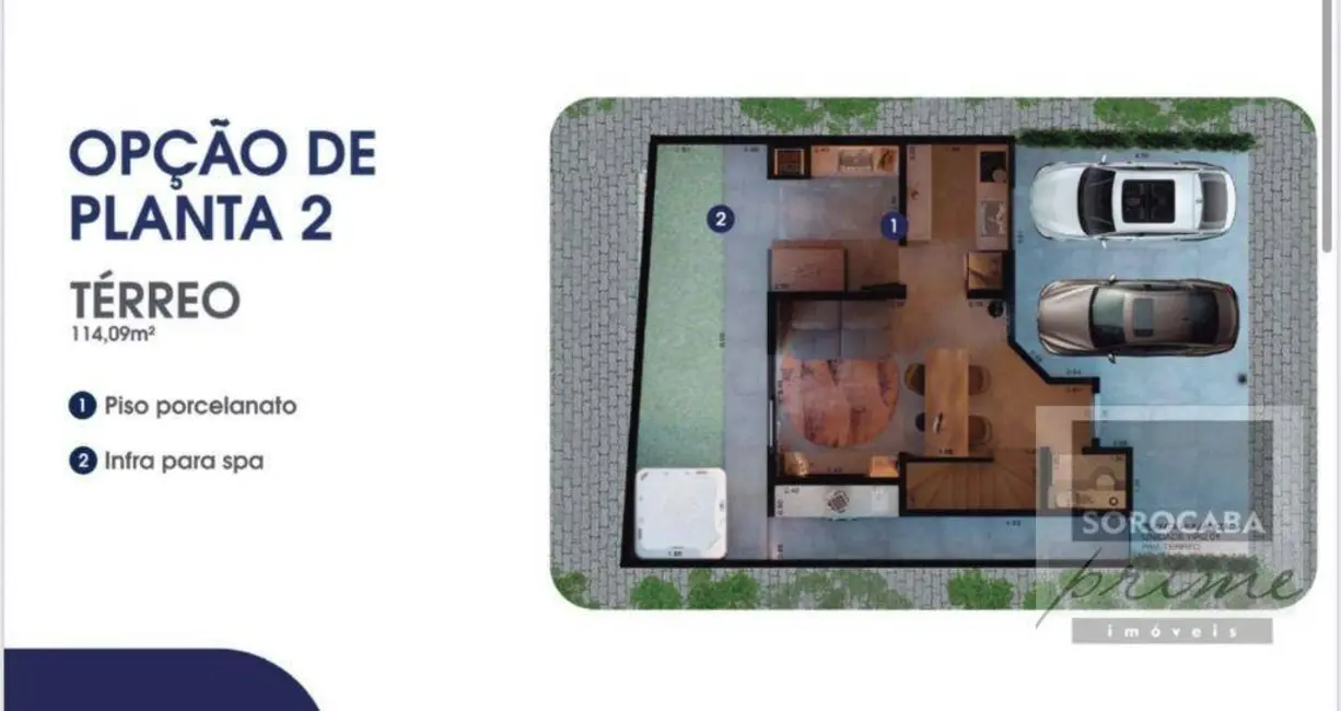 Sobrado com 3 quartos à venda, 119m2 em Chácaras Reunidas São Jorge, Sorocaba - SP - imagem 6 Foto 6 de Sobrado com 3 quartos à venda, 119m2 em Chácaras Reunidas São Jorge, Sorocaba - SP