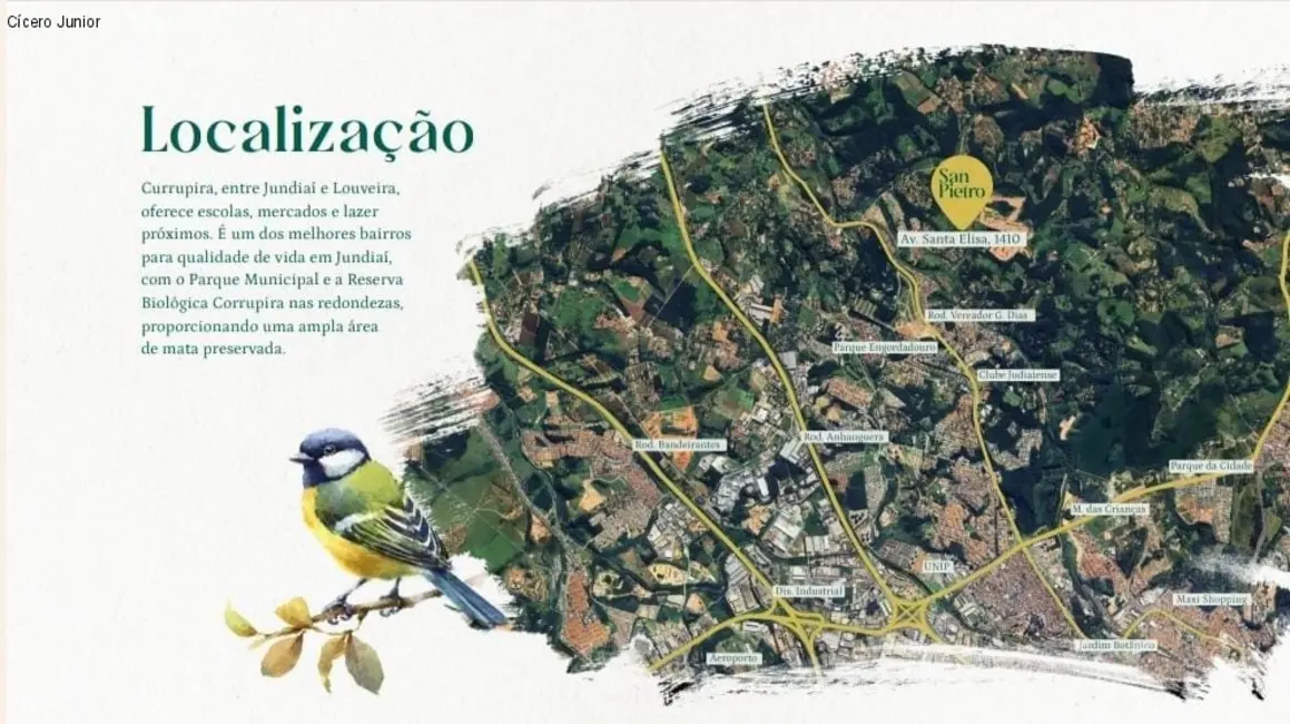 Foto 4 de Terreno / Lote à venda, 160m2 em Corrupira, Jundiai - SP