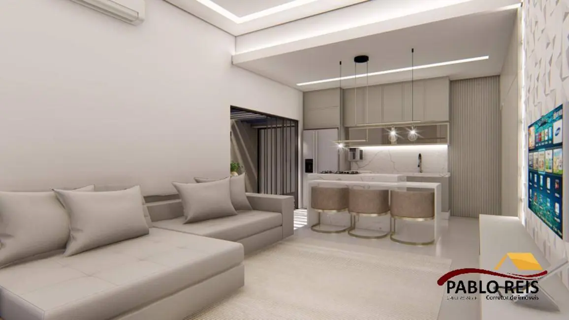 Foto 2 de Casa com 3 quartos à venda, 216m2 em Monte Carmelo - MG