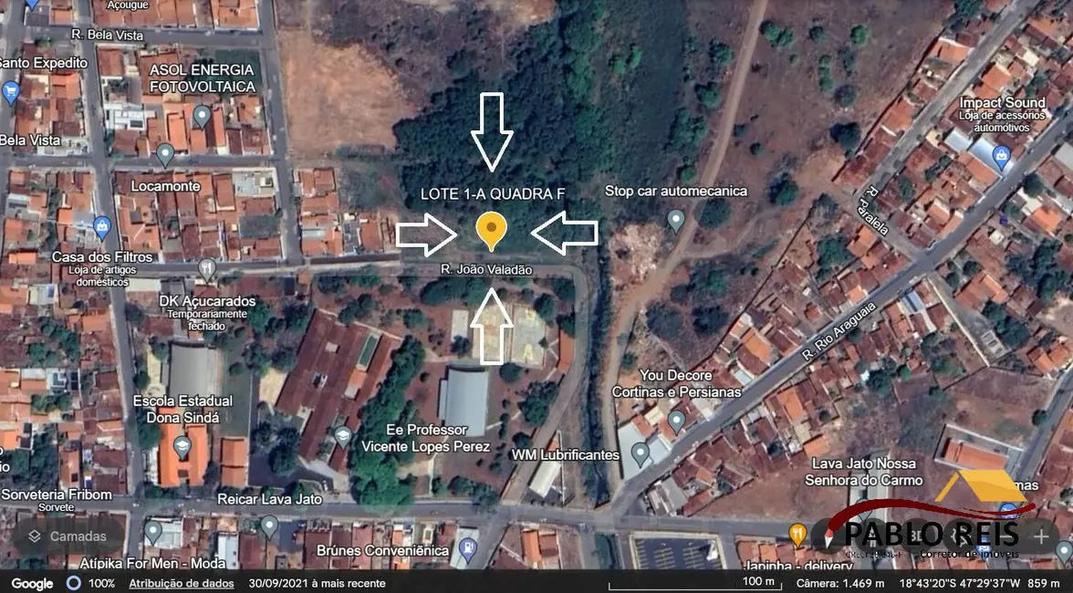 Terreno / Lote à venda, 1288m2 em Centro, Monte Carmelo - MG - imagem 3 Foto 3 de Terreno / Lote à venda, 1288m2 em Centro, Monte Carmelo - MG