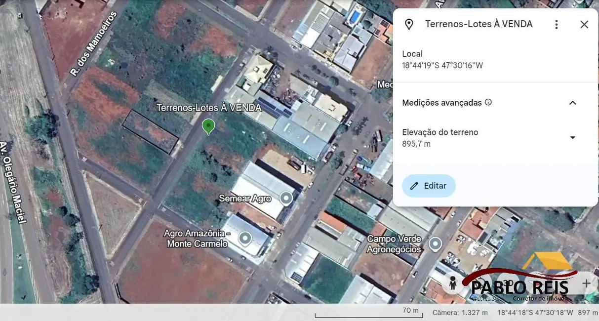 Terreno / Lote à venda, 840m2 em Monte Carmelo - MG - imagem 1 Foto 1 de Terreno / Lote à venda, 840m2 em Monte Carmelo - MG