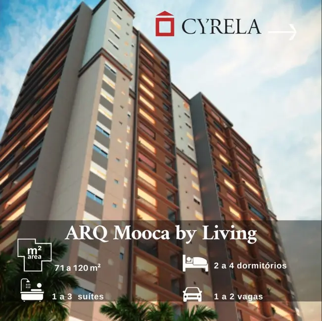 Apartamento com 2 quartos à venda, 71m2 em Mooca, São Paulo - SP - imagem 2 Foto 2 de Apartamento com 2 quartos à venda, 71m2 em Mooca, São Paulo - SP