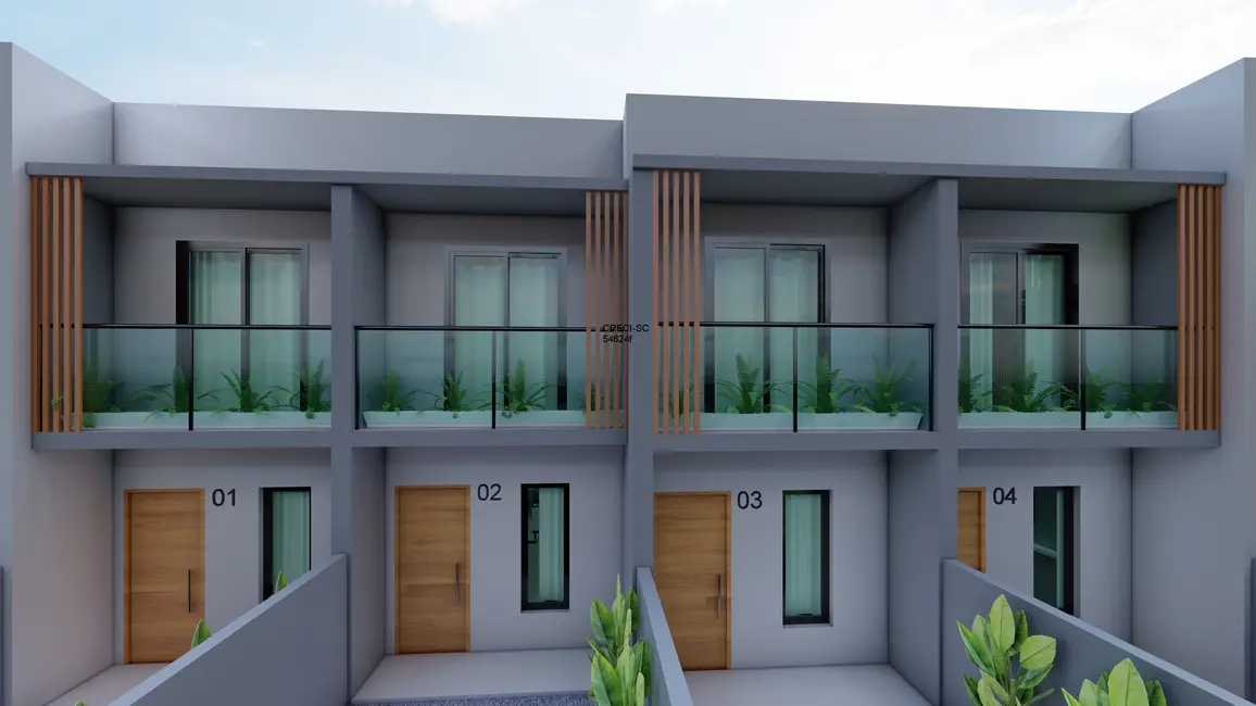 Casa com 2 quartos à venda, 63m2 em Nova Brasília, Joinville - SC - imagem 3 Foto 3 de Casa com 2 quartos à venda, 63m2 em Nova Brasília, Joinville - SC