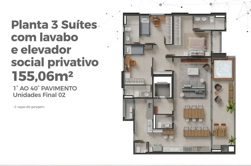 Foto 2 de Apartamento com 1 quarto à venda em Itumbiara - GO