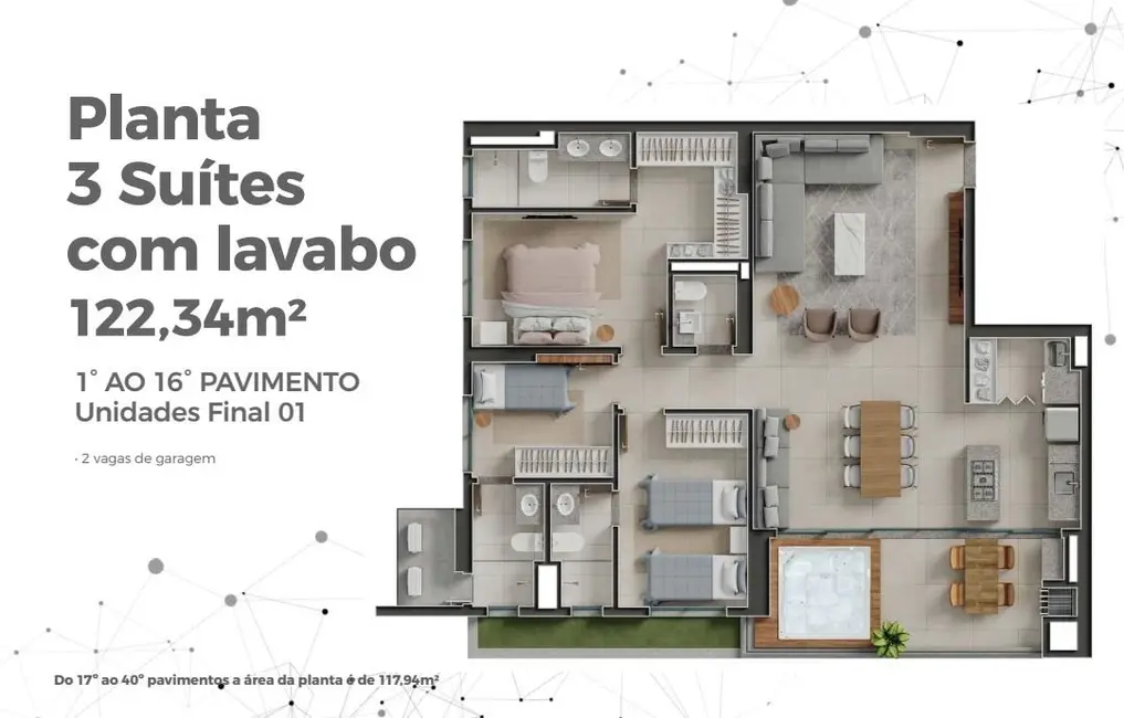 Apartamento com 1 quarto à venda em Itumbiara - GO - imagem 3 Foto 3 de Apartamento com 1 quarto à venda em Itumbiara - GO