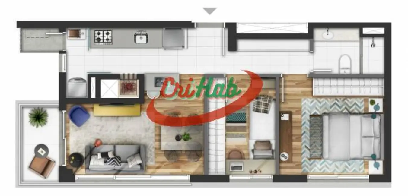 Foto 10 de Apartamento à venda em Areal, Pelotas - RS