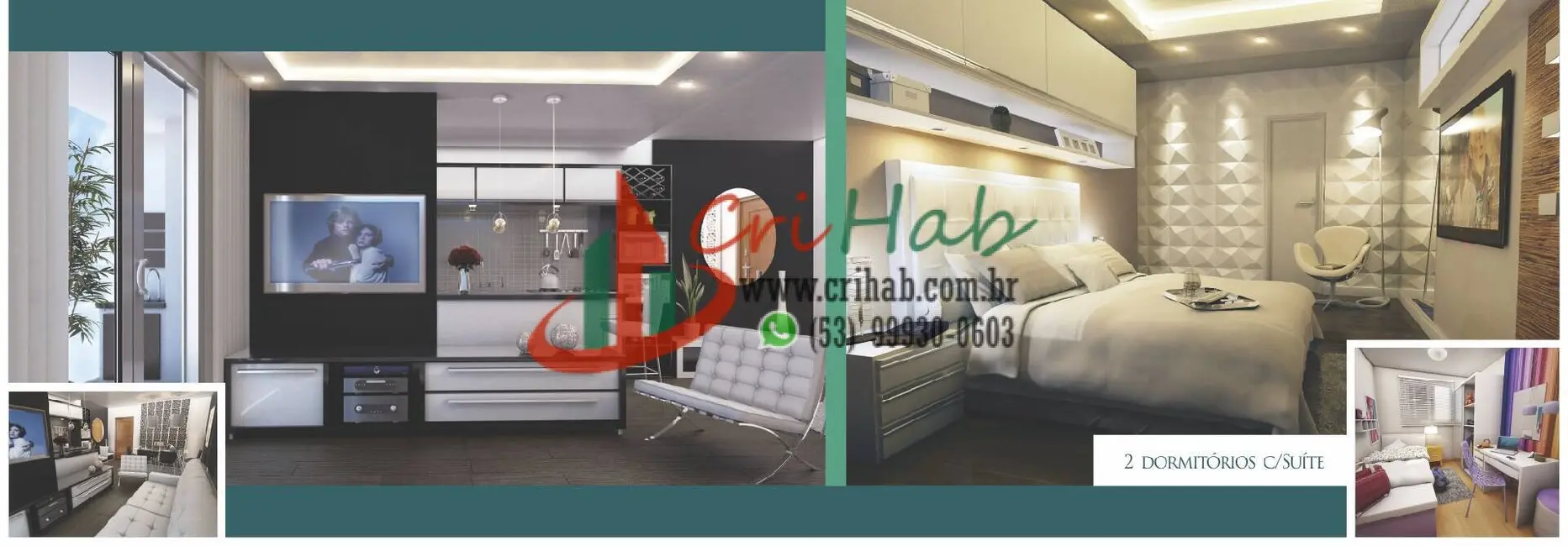 Foto 3 de Apartamento com 2 quartos à venda, 71m2 em Centro, Pelotas - RS