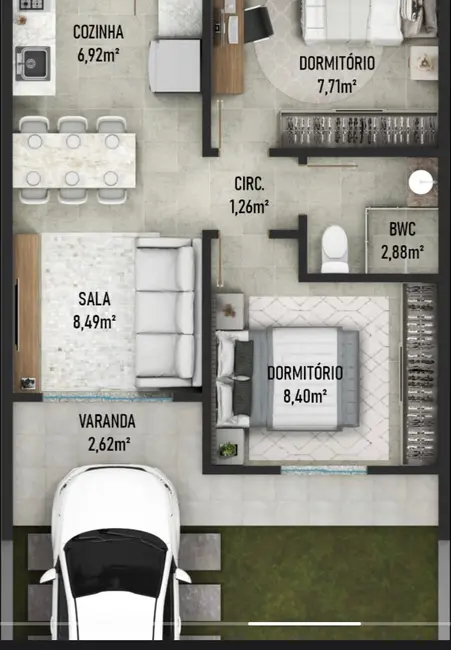 Foto 5 de Casa com 2 quartos à venda, 46m2 em Barra Velha - SC