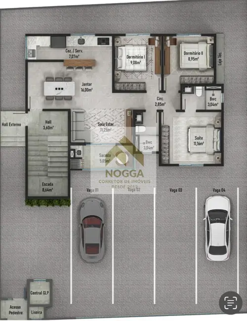 Foto 3 de Apartamento com 3 quartos à venda, 84m2 em Balneario Picarras - SC