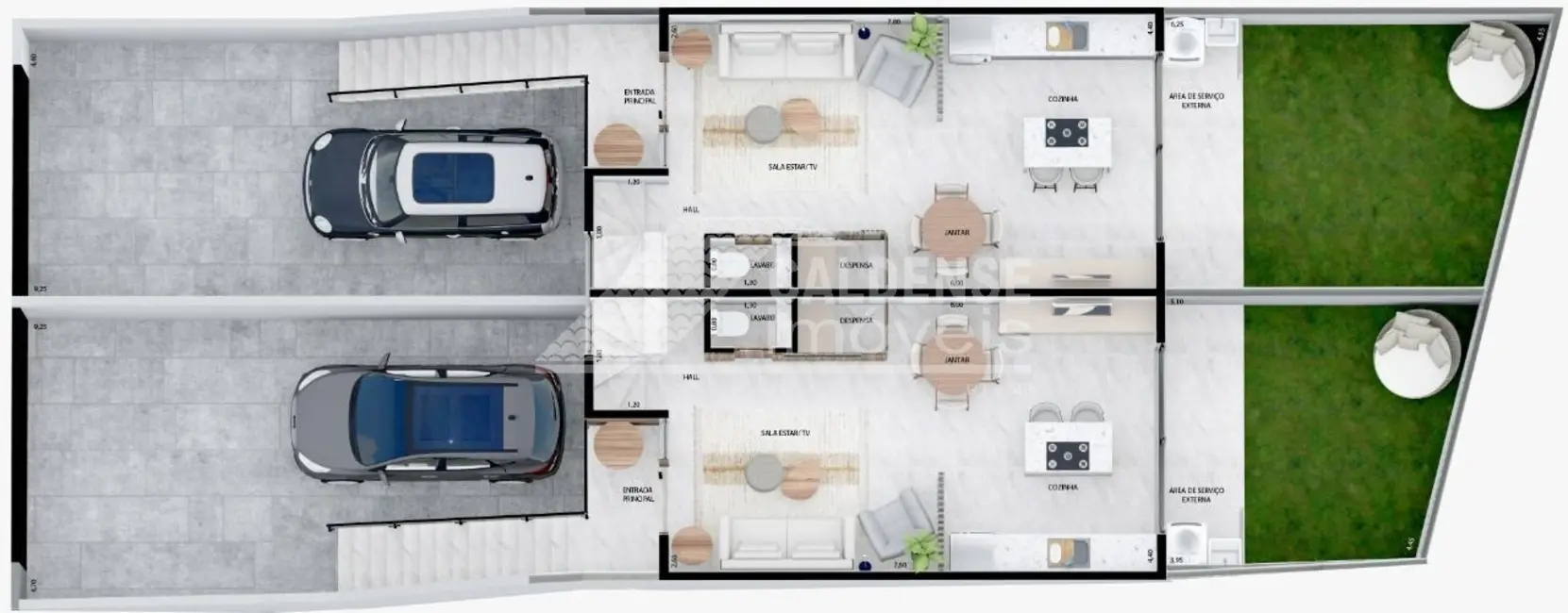 Foto 5 de Casa com 2 quartos à venda, 75m2 em Parque Nova Aurora, Pocos De Caldas - MG