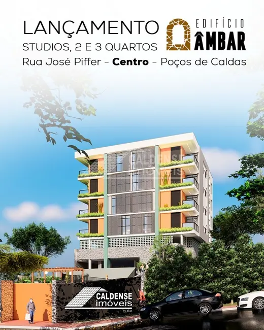 Foto 2 de Apartamento com 2 quartos à venda, 58m2 em Centro, Pocos De Caldas - MG