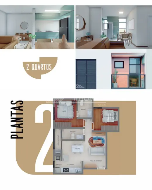 Apartamento com 2 quartos à venda, 58m2 em Centro, Pocos De Caldas - MG - imagem 3 Foto 3 de Apartamento com 2 quartos à venda, 58m2 em Centro, Pocos De Caldas - MG