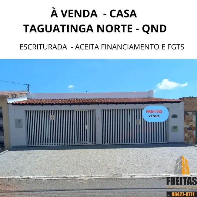 Foto 1 de Casa com 4 quartos à venda, 190m2 em Taguatinga Norte (Taguatinga), Brasilia - DF
