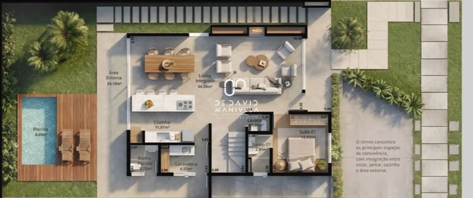 Casa de Condomínio com 4 quartos à venda, 287m2 em Tomazetti, Santa Maria - RS - imagem 7 Foto 7 de Casa de Condomínio com 4 quartos à venda, 287m2 em Tomazetti, Santa Maria - RS
