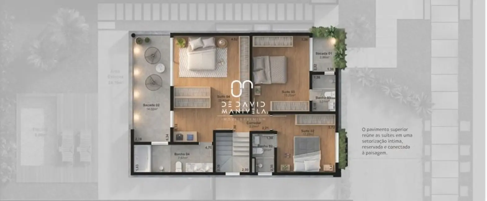 Casa de Condomínio com 4 quartos à venda, 287m2 em Tomazetti, Santa Maria - RS - imagem 8 Foto 8 de Casa de Condomínio com 4 quartos à venda, 287m2 em Tomazetti, Santa Maria - RS