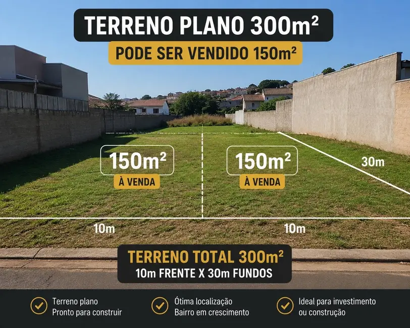 Foto 1 de Terreno / Lote à venda, 150m2 em Franca - SP