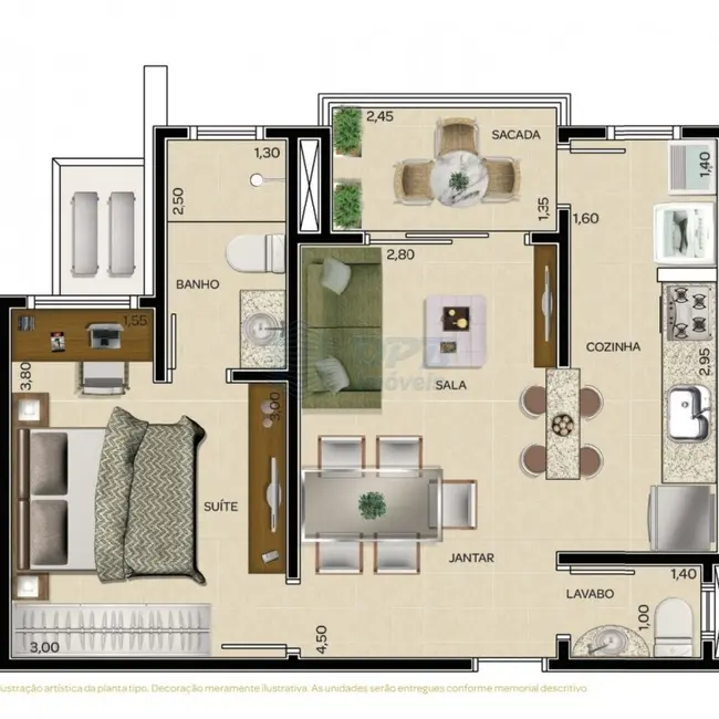 Foto 4 de Apartamento à venda, 45m2 em Jardim Recreio, Ribeirao Preto - SP