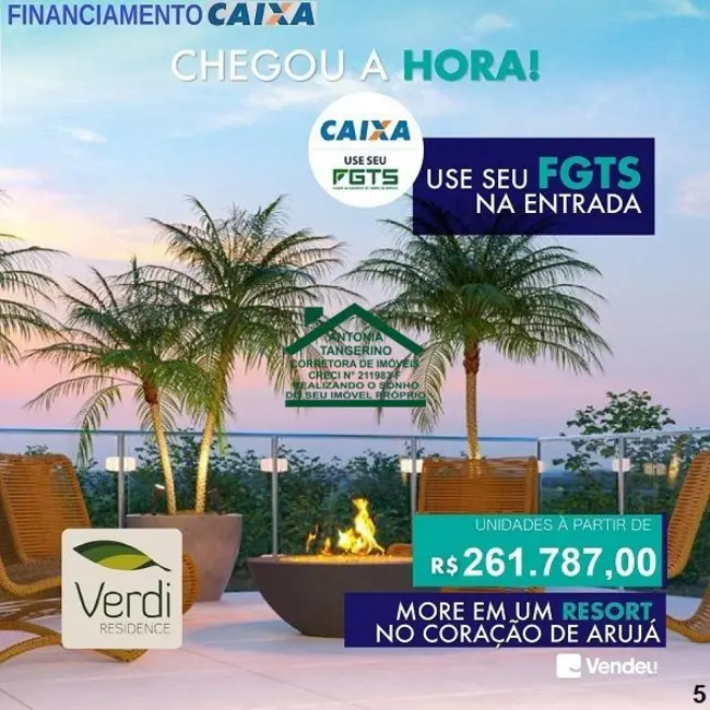 Foto 7 de Apartamento com 1 quarto à venda, 54m2 em Arujá Center Ville, Aruja - SP