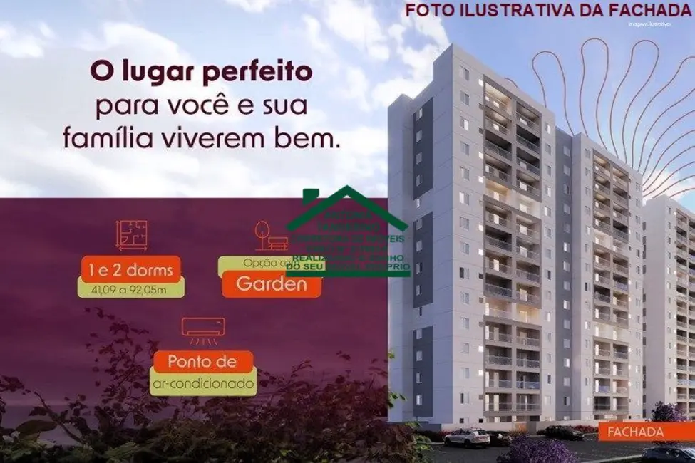 Foto 1 de Apartamento com 2 quartos à venda, 50m2 em Mogi Moderno, Mogi Das Cruzes - SP