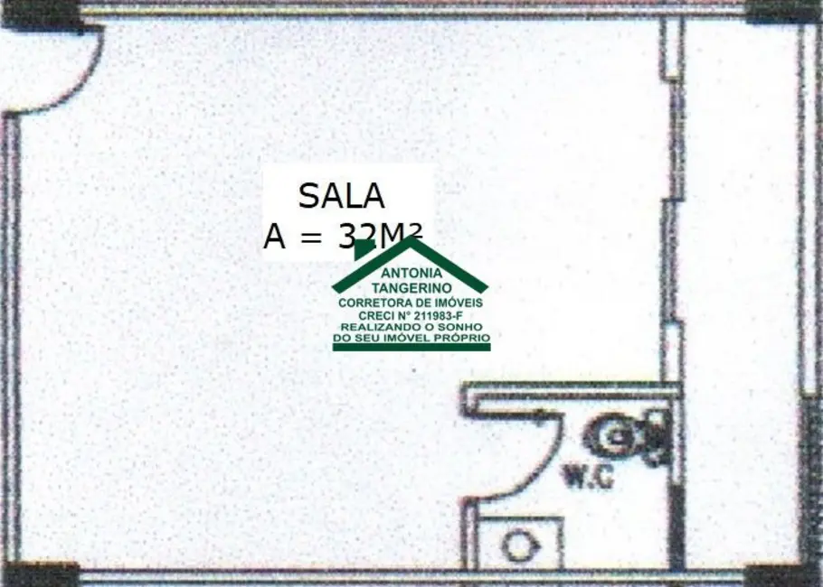 Foto 6 de Sala Comercial com 1 quarto para alugar, 39m2 em Cidade Nova Arujá, Aruja - SP