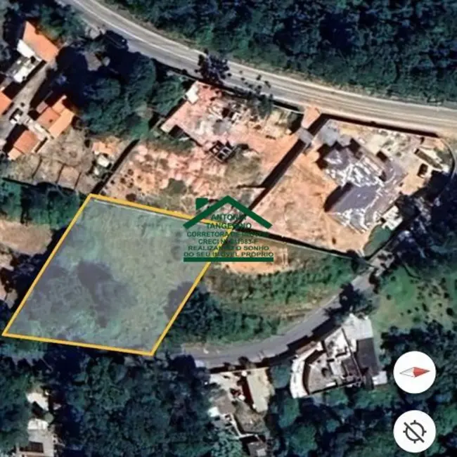 Foto 2 de Terreno / Lote à venda, 1730m2 em Jardim Santo Antônio, Aruja - SP