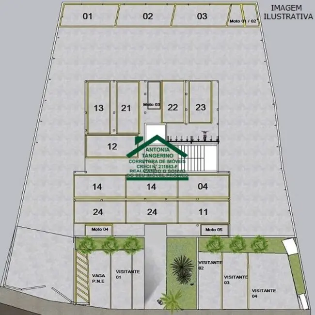 Foto 6 de Apartamento com 2 quartos à venda, 37m2 em Nossa Senhora do Carmo, Aruja - SP