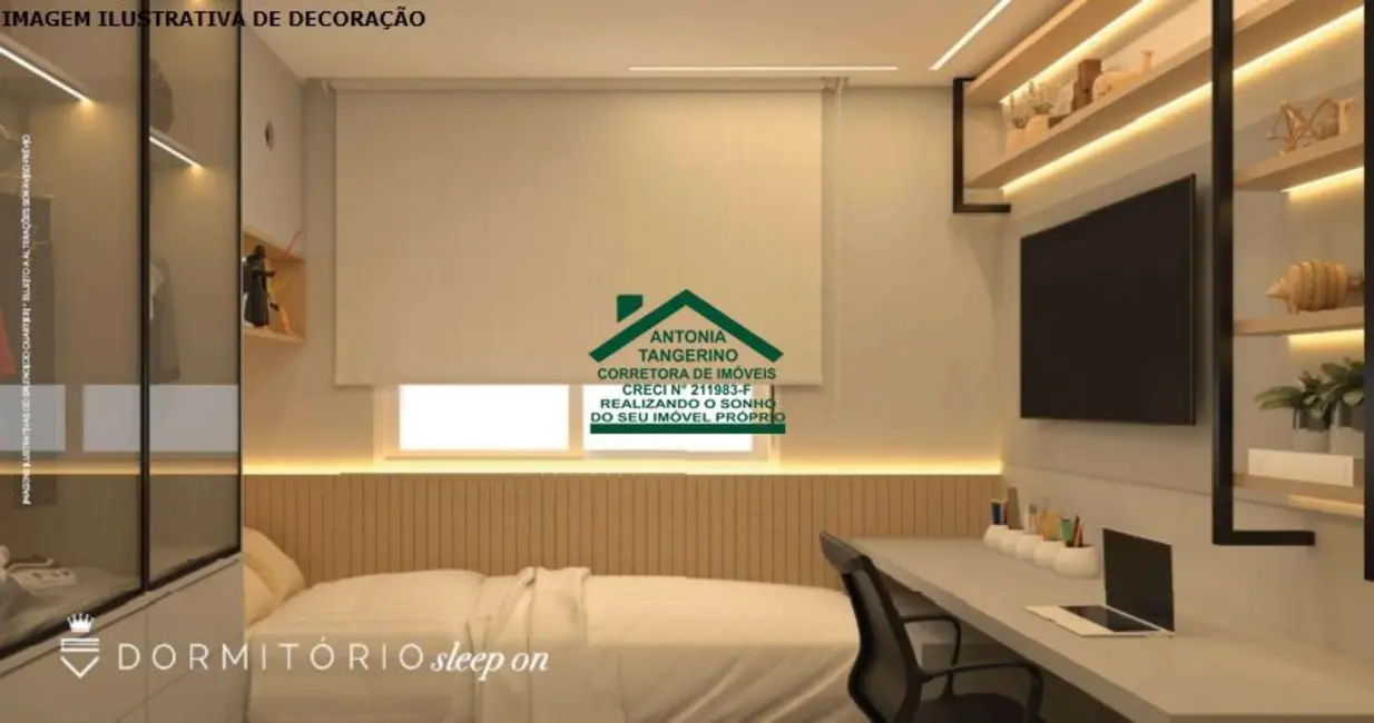 Apartamento com 3 quartos à venda, 73m2 em Jordanópolis, Aruja - SP - imagem 4 Foto 4 de Apartamento com 3 quartos à venda, 73m2 em Jordanópolis, Aruja - SP